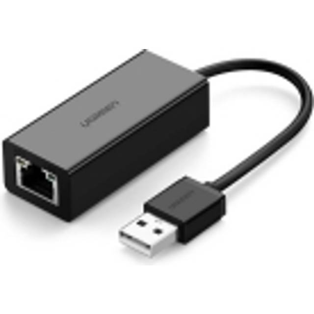 UGreen USB 2.0 100 Mbps Ethernet adapter Svart