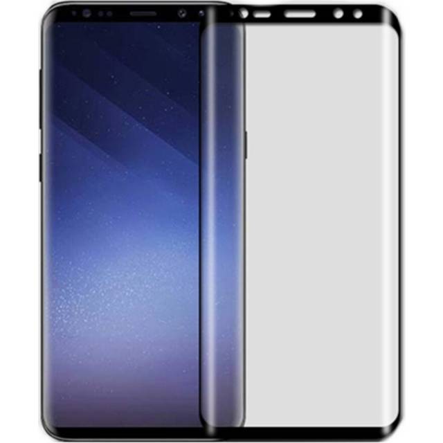 for Galaxy S9 9H Surface Hardness 3D Curved Edge Full Screen HD Tempered Glass Film Screen Protector (Black)