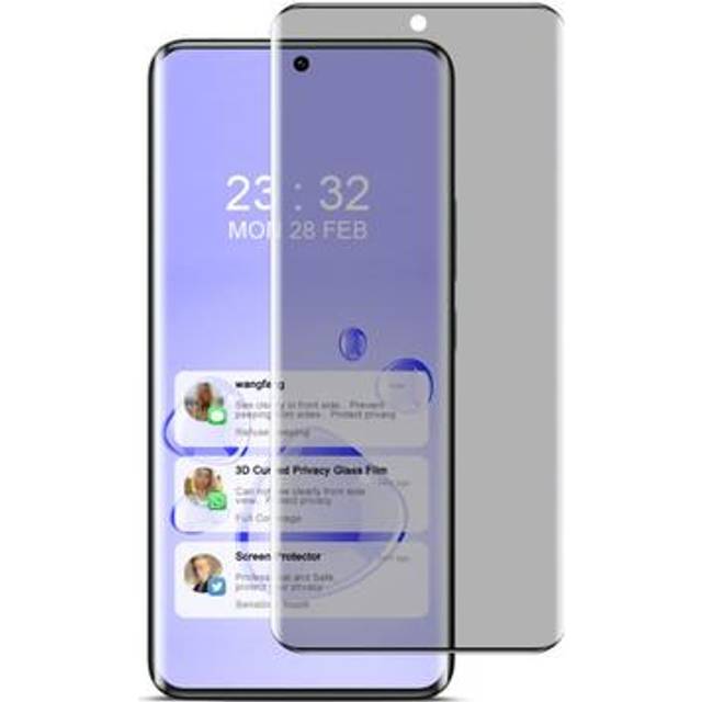 Xiaomi 14 Ultra Imak Privacy Heltäckande Härdat Glas Skärmskydd - 9H