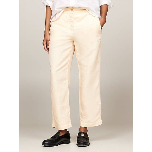 Tommy Hilfiger Linen Pants - Cream