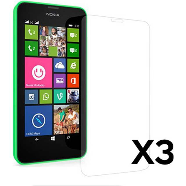 Displayskydd Til Nokia Lumia 630 / 635 - 3 Stycken