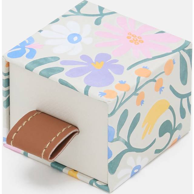 Presentask för små smycken - blommig 5x5x4 cm