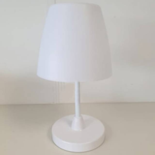 H&S Collection LED Rechargeable Table Lamp Outdoor LED Camping Lantern White