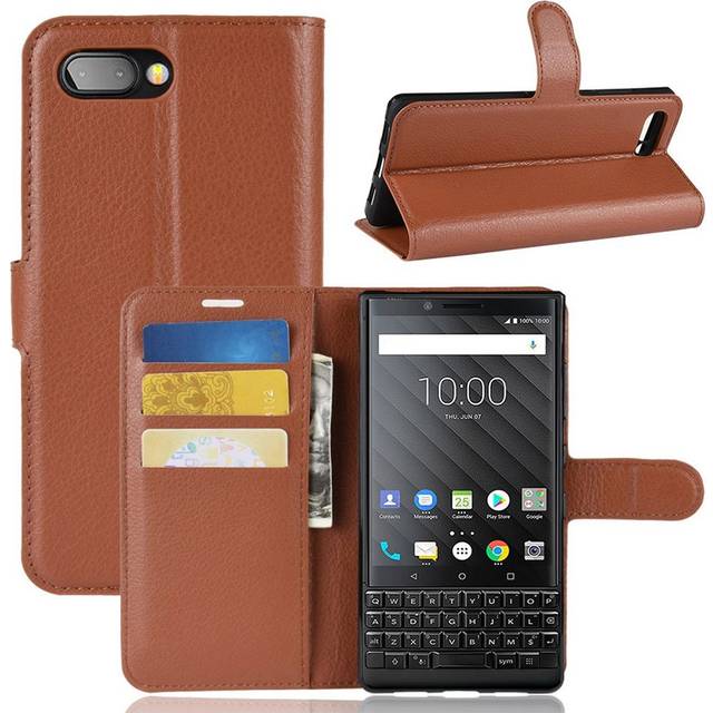 Classic BlackBerry KEY2 fodral - Brun