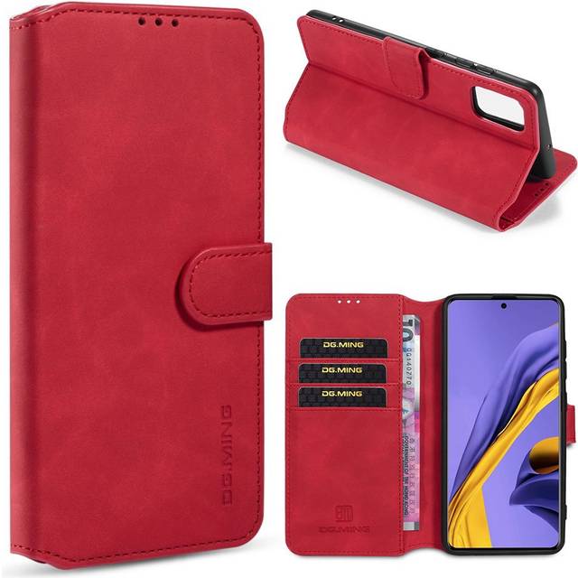 DG.Ming Retro Samsung Galaxy A51 fodral - Röd