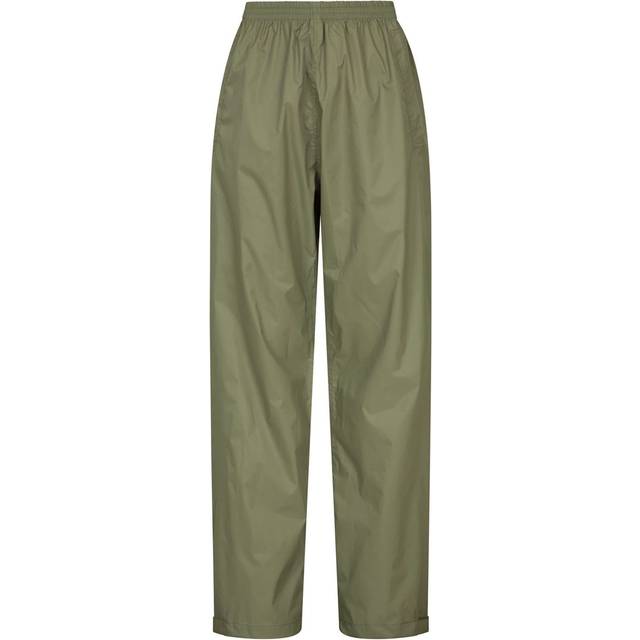 Mountain Warehouse 'pakka' Waterproof Hook And Loop Ankle Openings Everyday Over Trousers In Khaki - 14