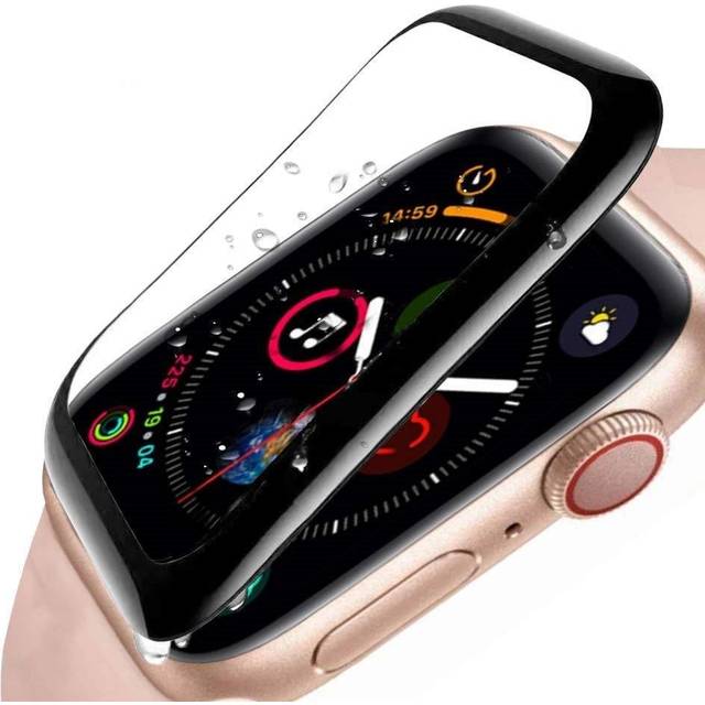 Apple Watch Series SE/6/5/4 (44mm) Skärmskydd Full-Fit - Svart