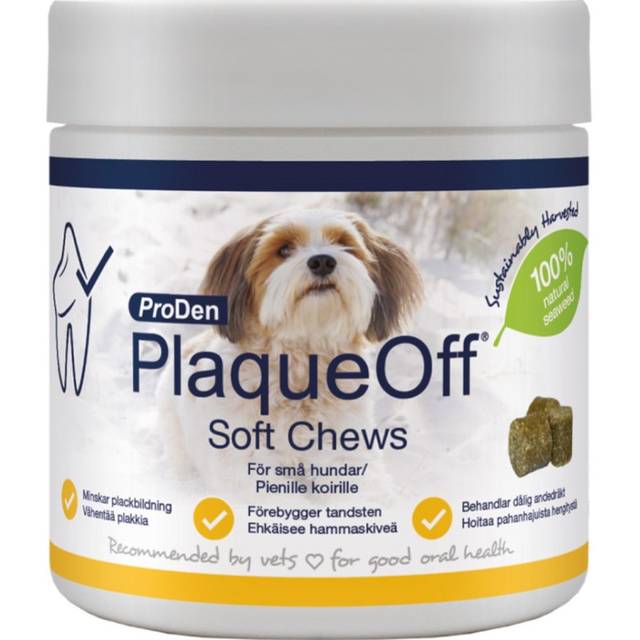 Proden plaqueoff soft chews for small dogs removes plaque tartar & bad breath