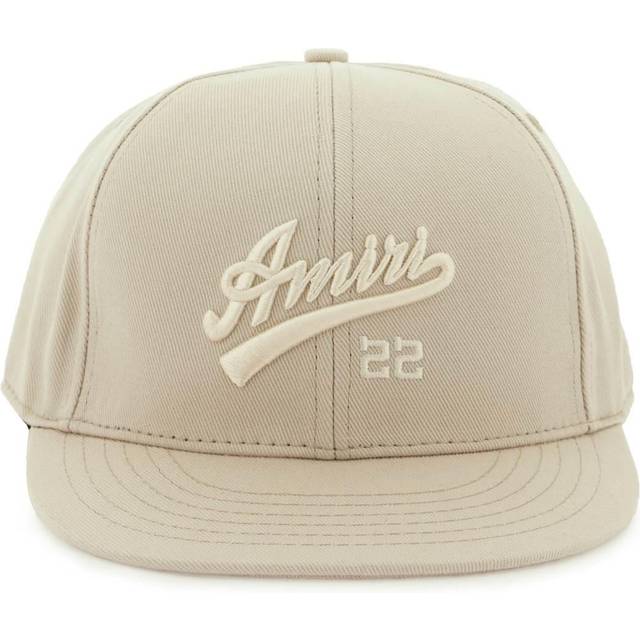 Men's Amiri Baseball Design Tan Beige Fitted Hat - Size: ONE size