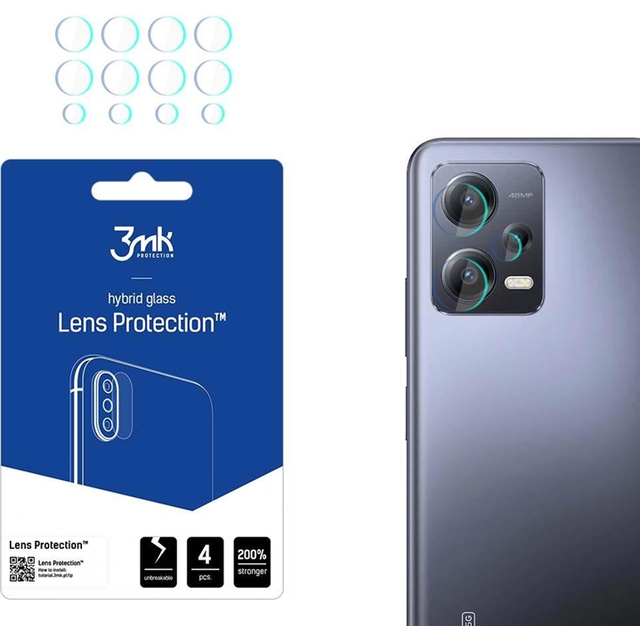 3MK Xiaomi Redmi Note 12 Pro 7H Kameralinskydd