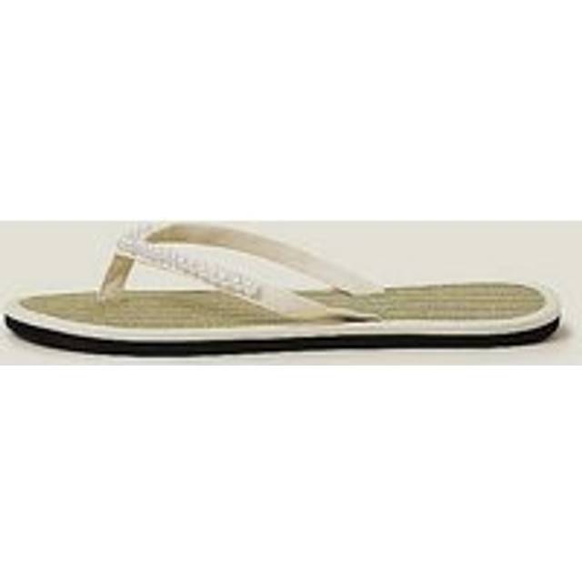 Accessorize Pearl Seagrass Flip Flops - Copper