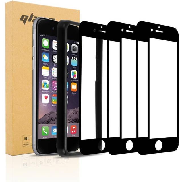 3x Fullcover Tempered Glass For Apple Iphone 7 / 8 Plus Protection Installation