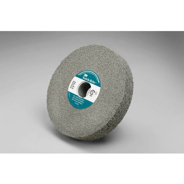 Scotch-Brite Scotch-Brite Deburring Wheel DB-WL, 203 mm x 50 mm x 76.2 mm, 8S ME - Grey