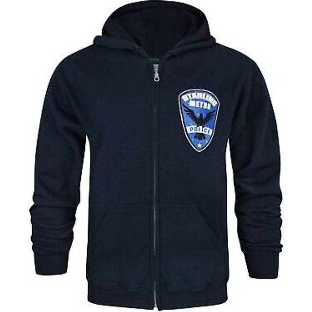 (Large) DC Comics Hoodie (Mens Blue)
