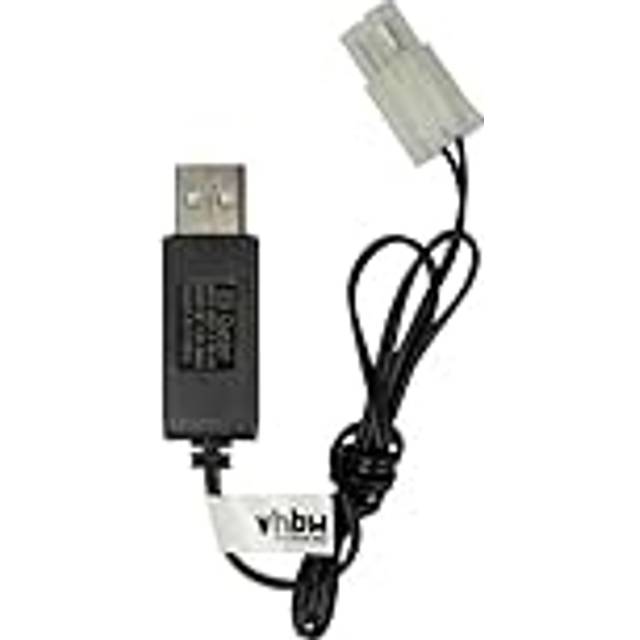 Vhbw - Charger compatible with Tamiya Plug for rc Batteries with Tamiya Connector, rc Model Construction Battery Packs - 60 cm 7.2 v