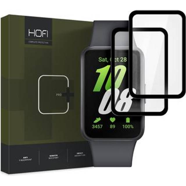 Samsung Galaxy Fit3 Hofi Hybrid Pro+ Härdat Glas Skärmskydd - 9H - Svart Kant - 2 St.