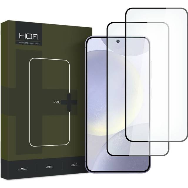 Samsung Galaxy S24 Hofi Premium Pro+ Härdat Glas Skärmskydd - 9H - 2 St. - Svart Kant