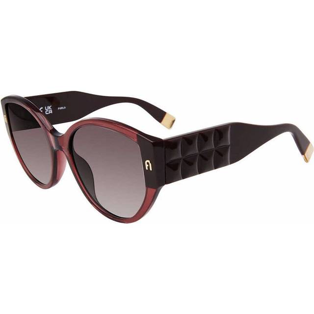 Furla SFU784 Solbriller - Transparent Deep Raspberry Pink