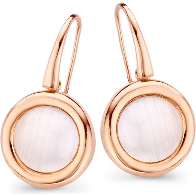 Orphelia 'Isabella' WoMens 925 Sterling Silver Drop Earrings - Rose ZO-7197/GR - One Size