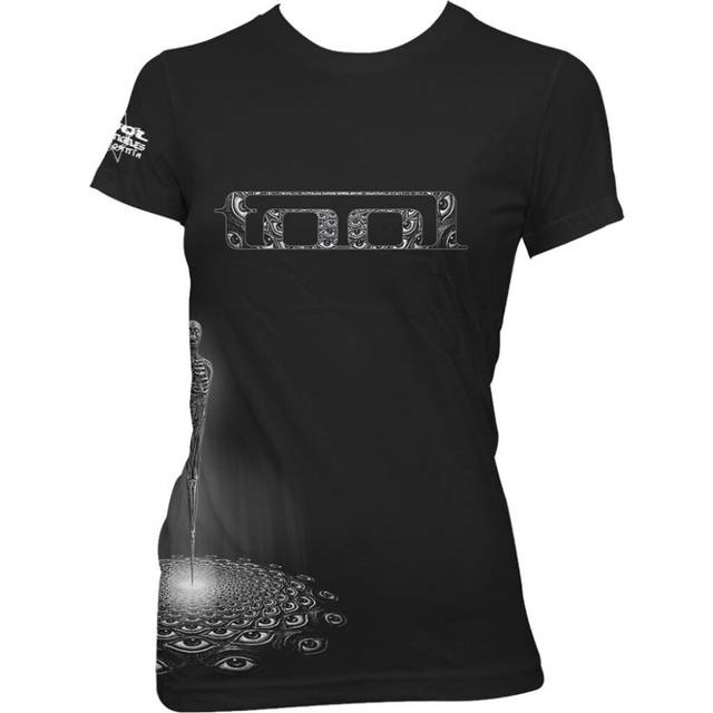 (Large) Tool 'Spectre Baby Doll' (Black) Womens Fitted T-Shirt