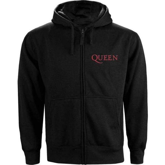 (2XL) Queen 'Classic Crest' (Black) Zip Up Hoodie