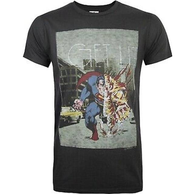 Junk Food Mens Get Lit Superman T-Shirt M svart
