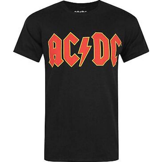 (Large) AC/DC Short Sleeved T-Shirt (Mens Black)