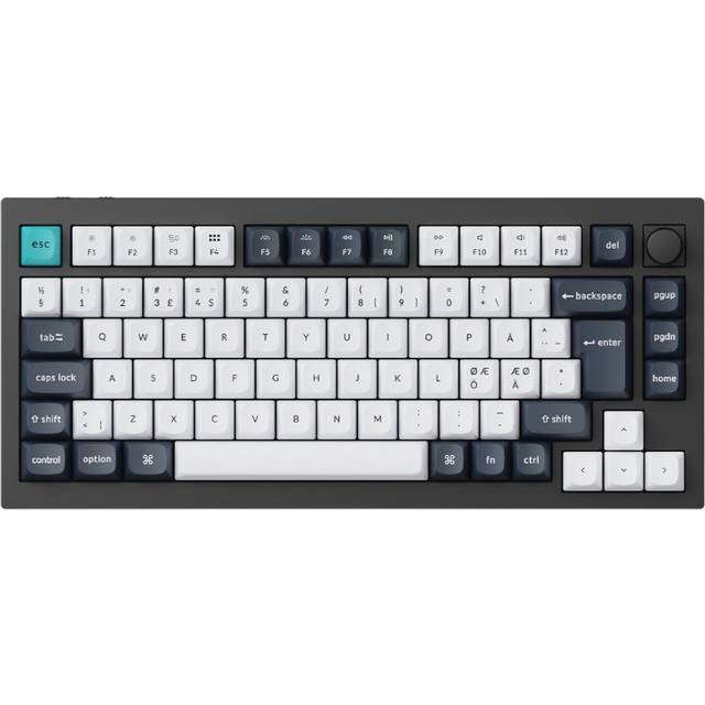 Keychron V1 Max 75% QMK/VIA RGB Hotswap Trådlöst Tangentbord [Gateron Jupiter B