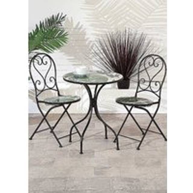 SUNTIME Leaf Pattern Mosaic Bistro Collection