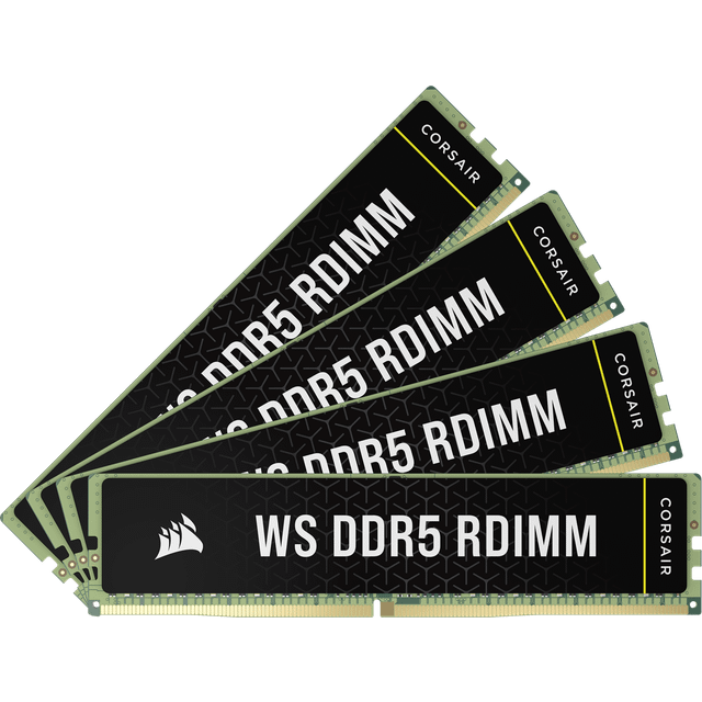CORSAIR WS DDR5 RDIMM 64GB (4x16GB) DDR5-6000 Workstation Memory Kit
