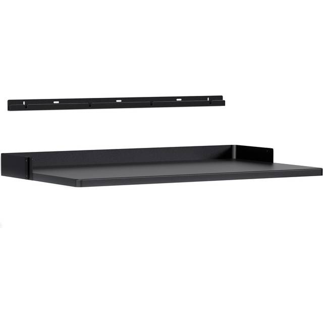 Hay Pier System Skrivbord Med Väggfäste Ps Black - Skrivbord Stål PS Black - AB721-B666