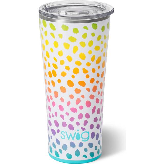 Swig Life 22oz Insulated Tumbler  Travel Coffee Tumbler with Lid  Cup Holder Friendly Travel Coffee Mug  Stainless Steel Thermos (Wild Child)