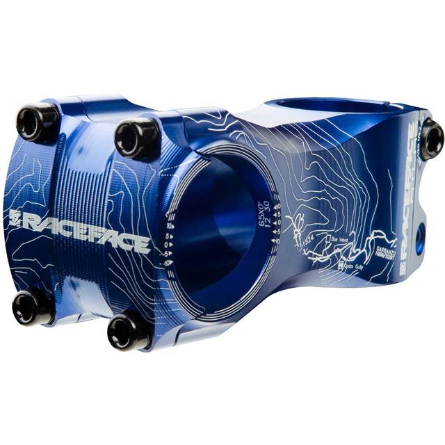 Race Face Stem - Atlas Stem Blue   65 x 0 Size: 65 x 0, Colour: Blue