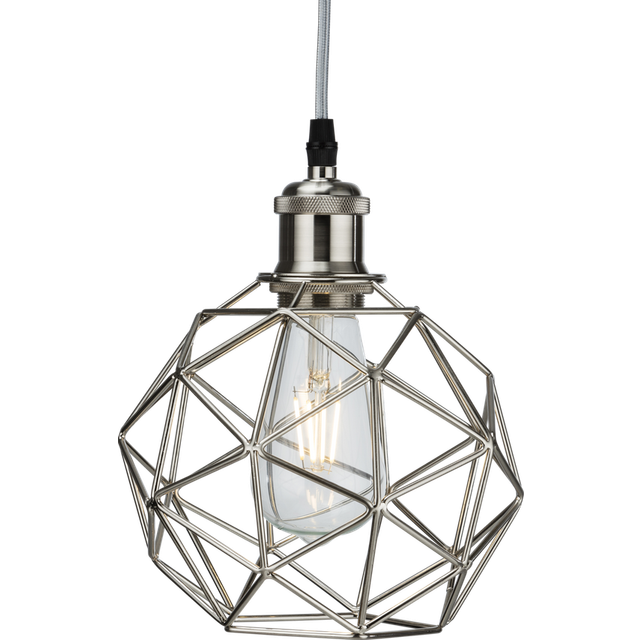 Knightsbridge - Pendant Cage - Brushed Chrome - CAG2BC