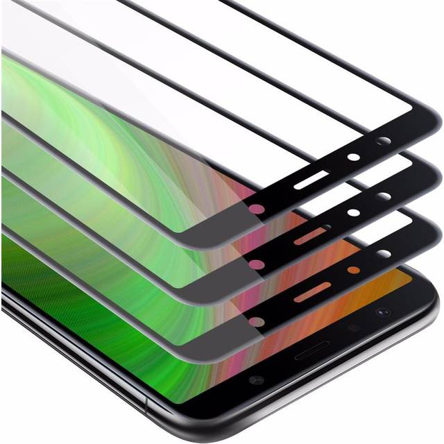 3x fullcover tempered glass for samsung galaxy a7 2018 screen protection film