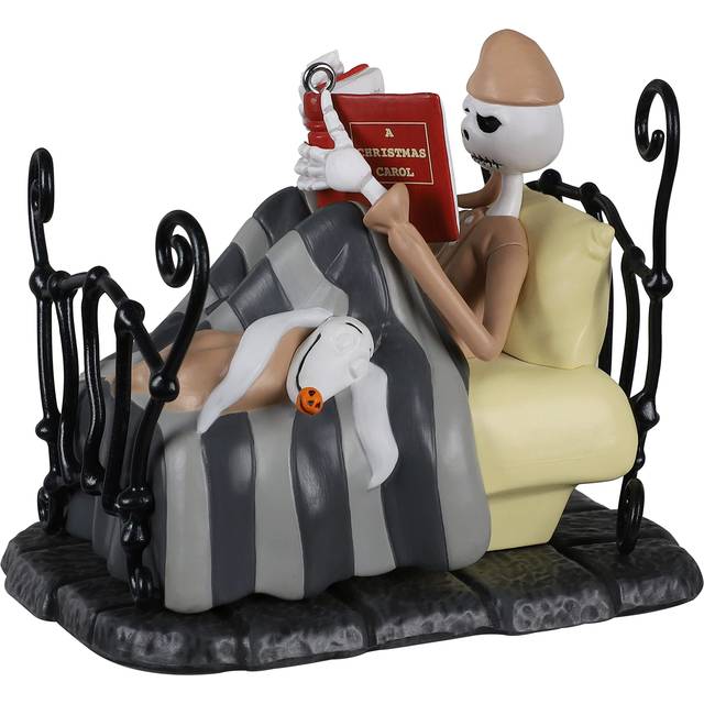 Hallmark Keepsake Christmas Ornament 2021, Disney Tim Burton's The Nightmare Before Christmas Bedtime Stories Jack Skellington Ornament