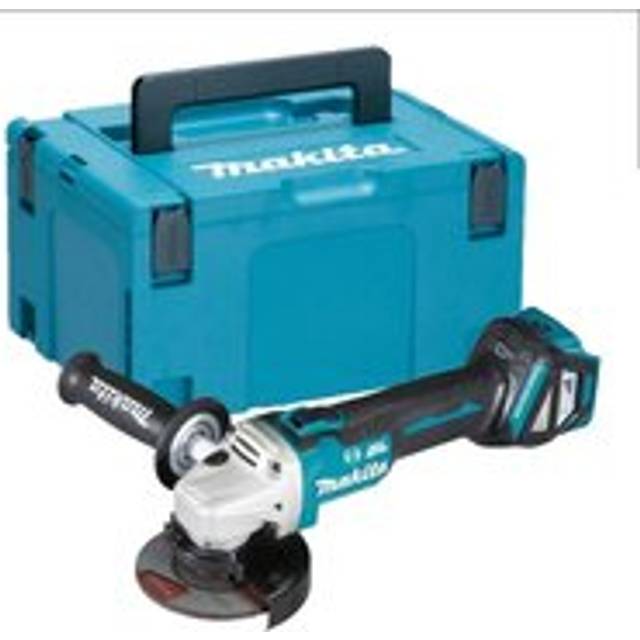 Makita DGA463Z 18v Cordless Brushless 115mm Angle Grinder Bare Unit Makpac Case