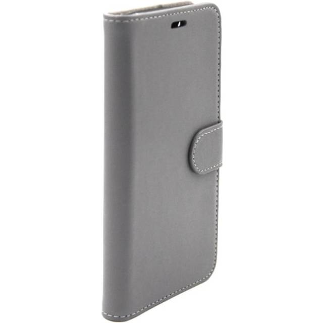 iPhone 6/6S Plånboksfodral Läder med Stativ - Grå