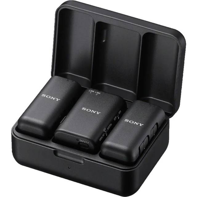 Sony ECM W3 2 Person Dual Channel Wireless Microphone System (Black)