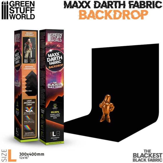 Maxx Darth Black Photo Backdrop - L