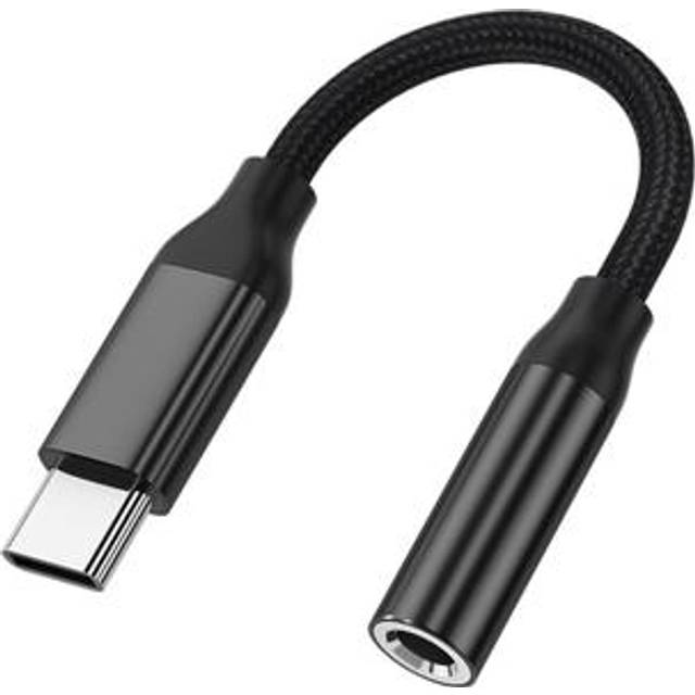 TIANSTON Ljudkabel för iPhone 15 Typ-C hane till 3,5 mm hone hörlursadapter