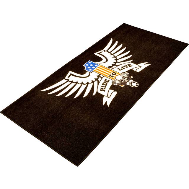 BikeTek Series 3 American Eagle Live To Ride Garage Mat 190 X 80cm