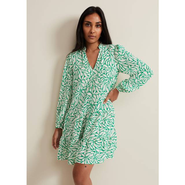 Phase Eight Women's Petite Penele Swing Dress - Green - 8