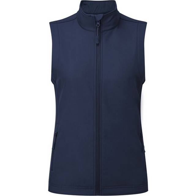 (XL, Navy) Premier Womens/Ladies Windchecker Recycled Printable Gilet