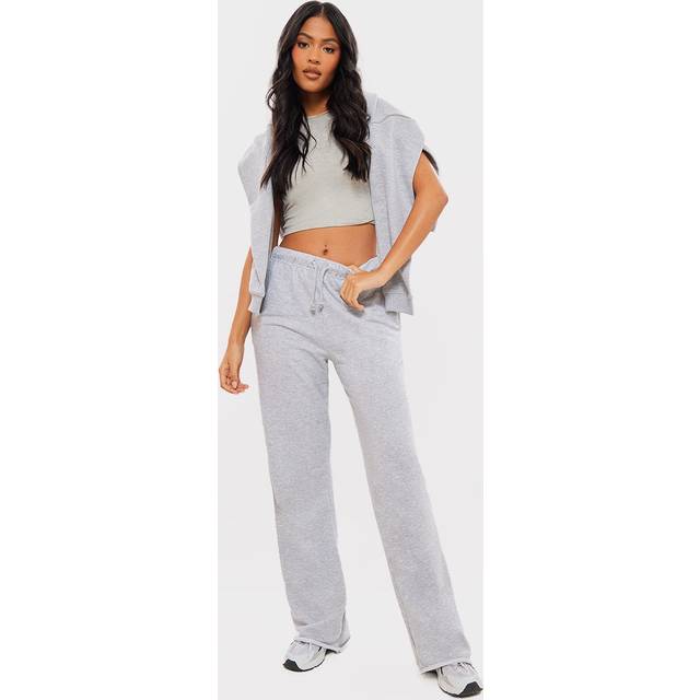 Tall Grey Marl Basic Raw Hem Joggers, Grey Marl - 14