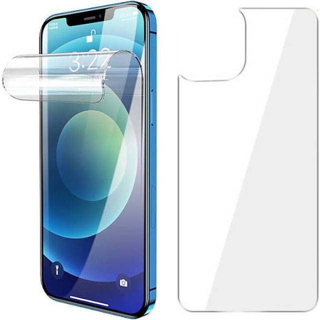 Soft PET Film Screen Protector Guard for Apple iPhone 14 PLUS Front and Back
