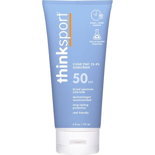 Thinksport Clear Zinc Sunscreen SPF 50 6 fl oz