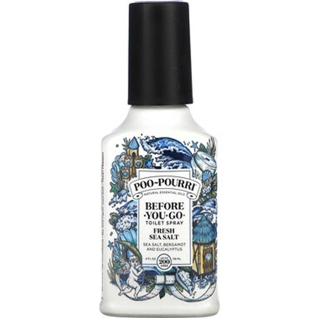 Poo-Pourri  Before-You-Go® Toilet Sprays  Fresh Sea Salt  4 fl oz (118 ml)