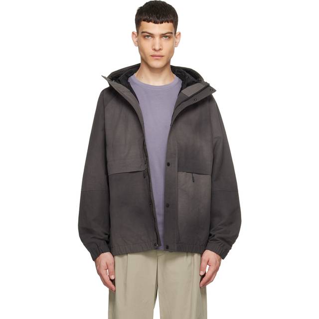- official norse projects herluf wave dye nylon windbreaker black