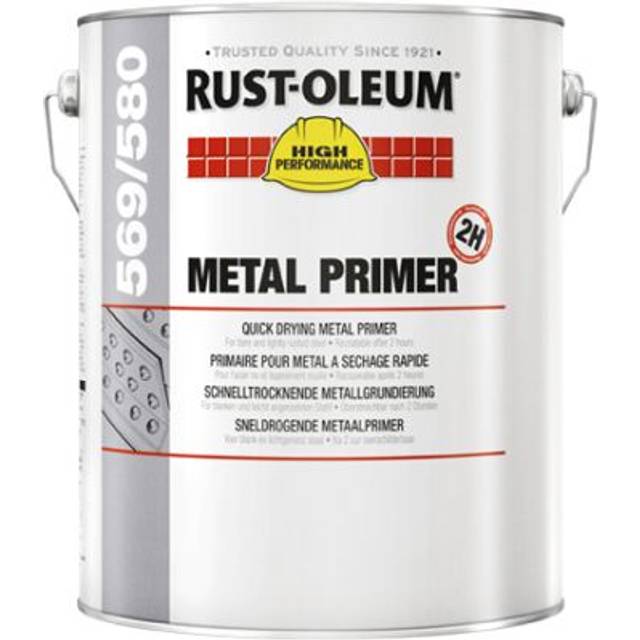 Rust-Oleum 580 Fast Drying Primer - RAL 7035 Light Grey - 5 Litres